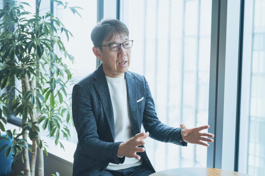 KINTOテクノロジーズ代表取締役社長インタビューの様子