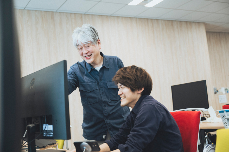 新サービス開発部 部長インタビューの様子