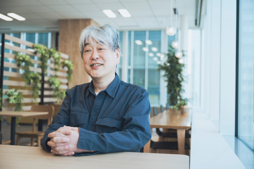 新サービス開発部 部長インタビューの様子